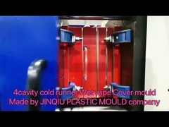 4 boşluklu ıslak temizleme kapağı kalıp soğuk koşucu