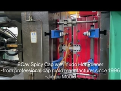 8 boşluklı biber tozu kapaklı, sıcak koşucu kalıbı