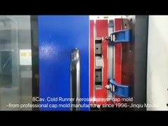 8 boşluklu 52 mm soğuk koruyucuda püskürtme kapağı kalıbı