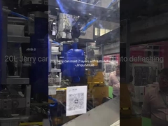 Tek boşluklu 25L Otomatik çıkartma içindeki çift katmanlı kolu ile özelleştirilmiş Jerrycan Blow Mold