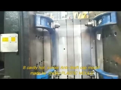 8 boşluklu soğuk yolluklu D35 hırsızlığa karşı korumalı HDPE kimyasal kapak kalıbı