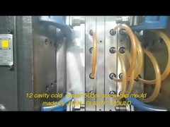 24/410 Sıcak Koşucu Enjeksiyon Kalıbı 12 boşluklu vida kapağı kalıbı Paket için