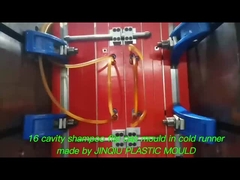 16 boşluklu soğuk şampuan flip kapak Enjeksiyon kalıplama kişisel bakım için şişe serisi